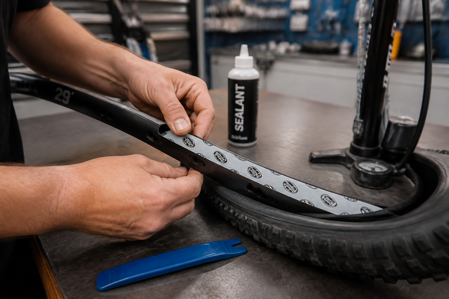 Pneu tubeless VTT 29 : le bon montage pour éviter les fuites lentes