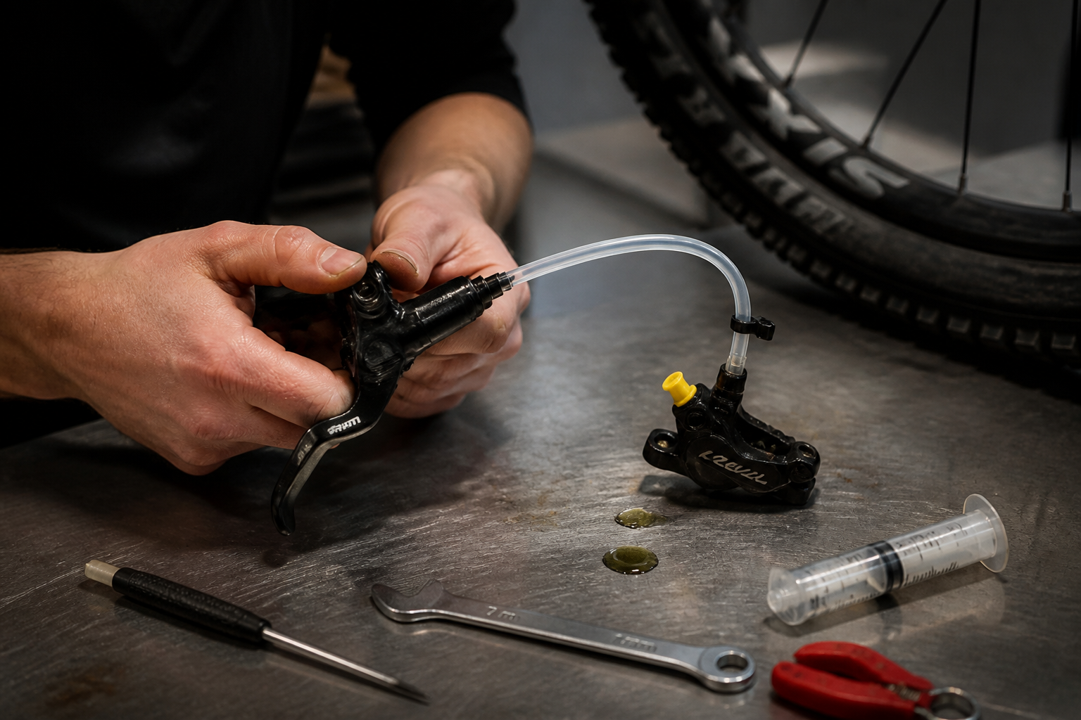 Purge frein VTT sans seringue : bonne idée ou galère annoncée ?