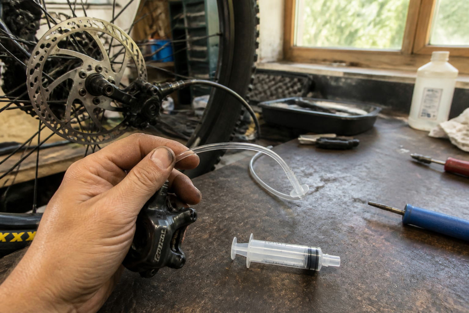 Purge frein VTT sans seringue : bonne idée ou galère annoncée ?
