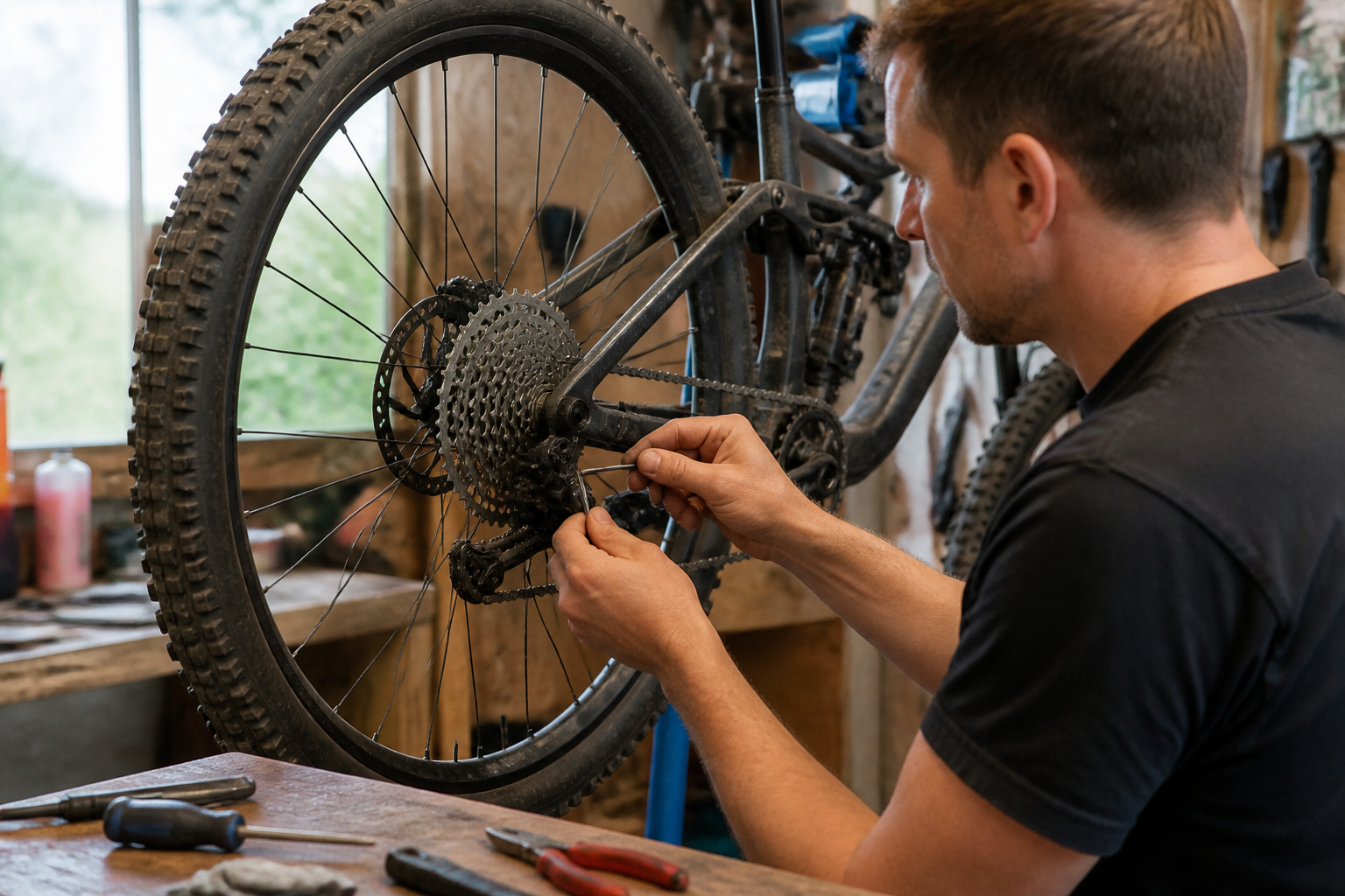 Régler dérailleur arrière VTT : la méthode pour retrouver des passages nets