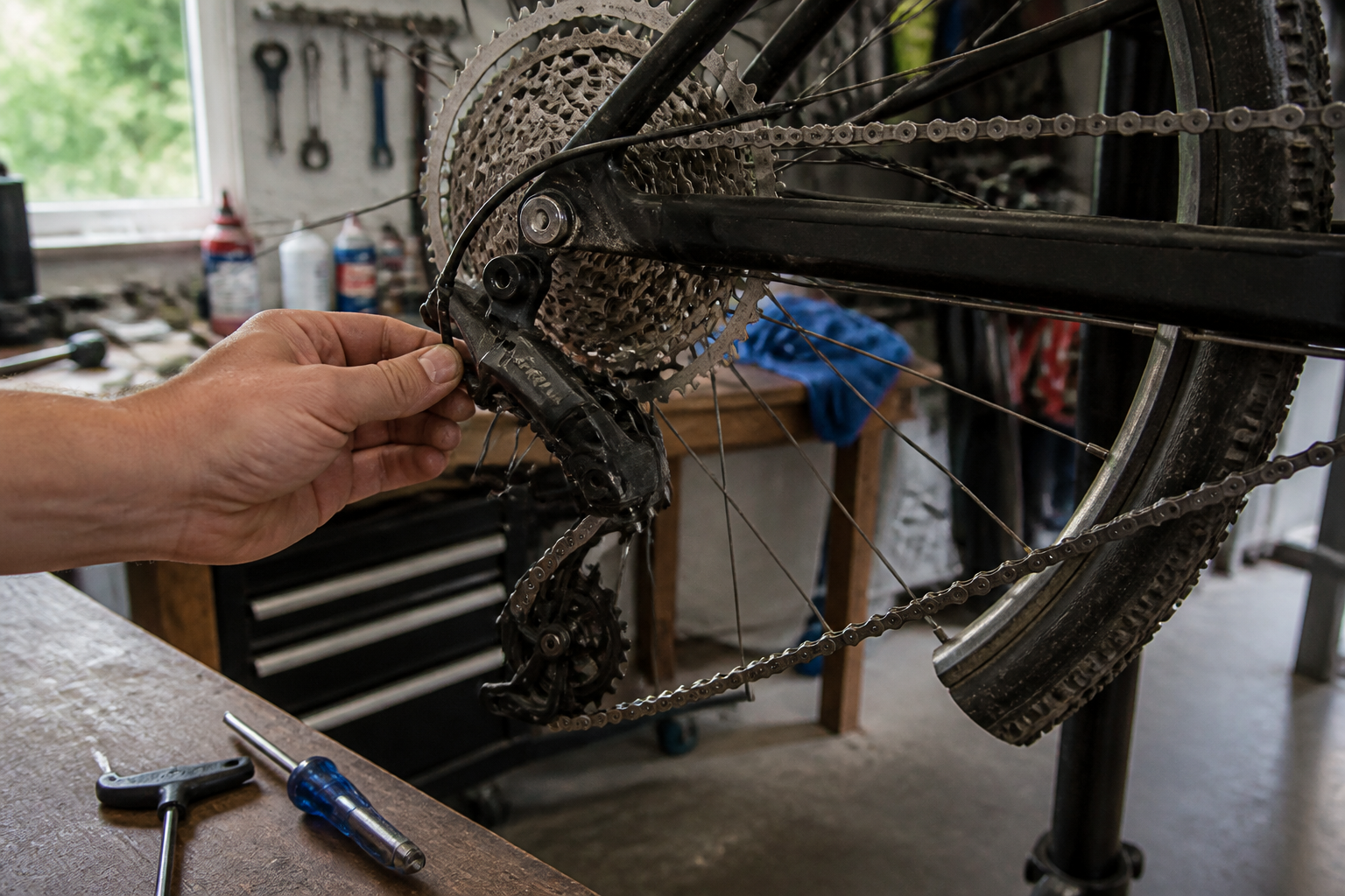 Régler dérailleur arrière VTT : la méthode pour retrouver des passages nets