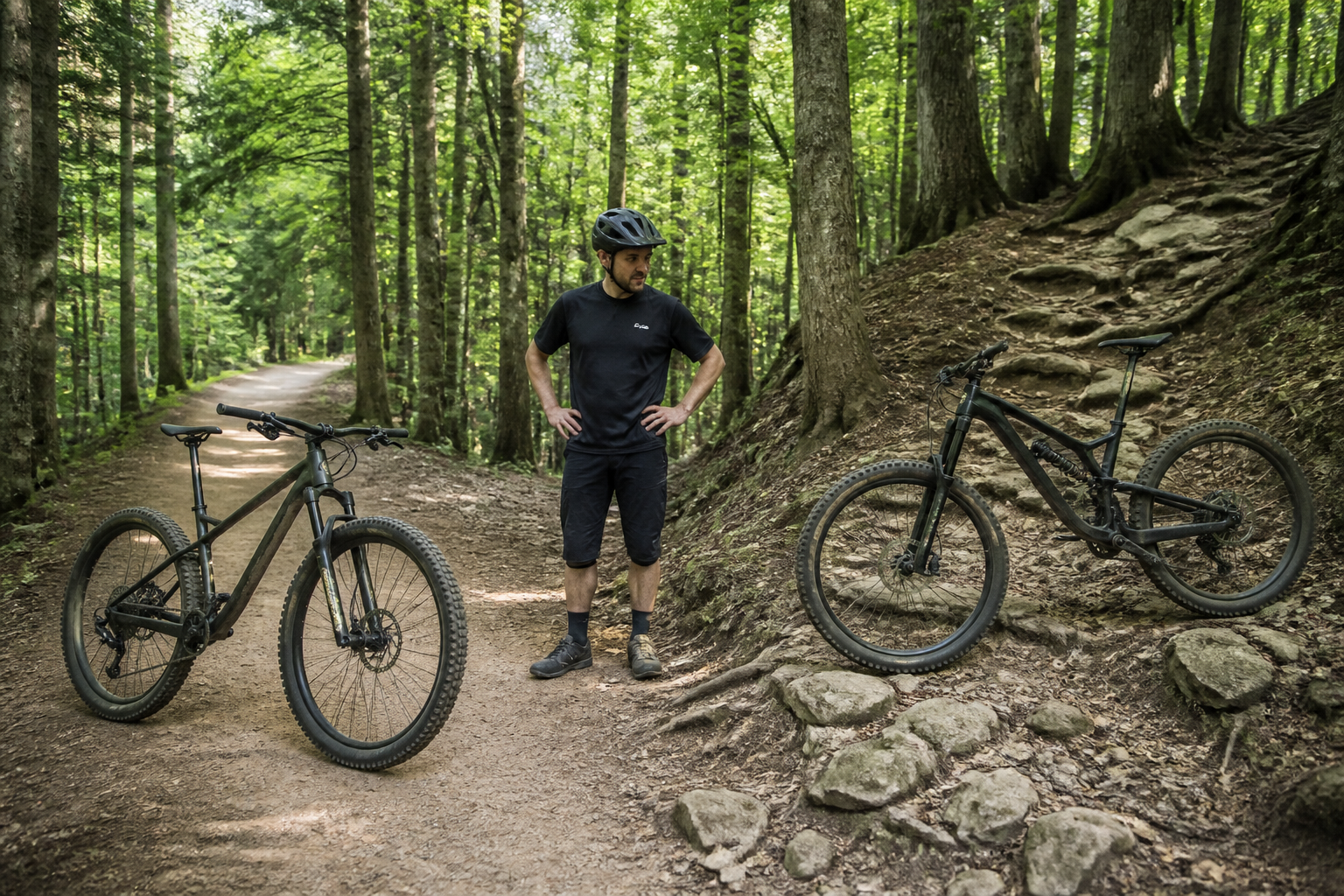 VTT semi-rigide ou tout suspendu : le vrai choix selon votre terrain
